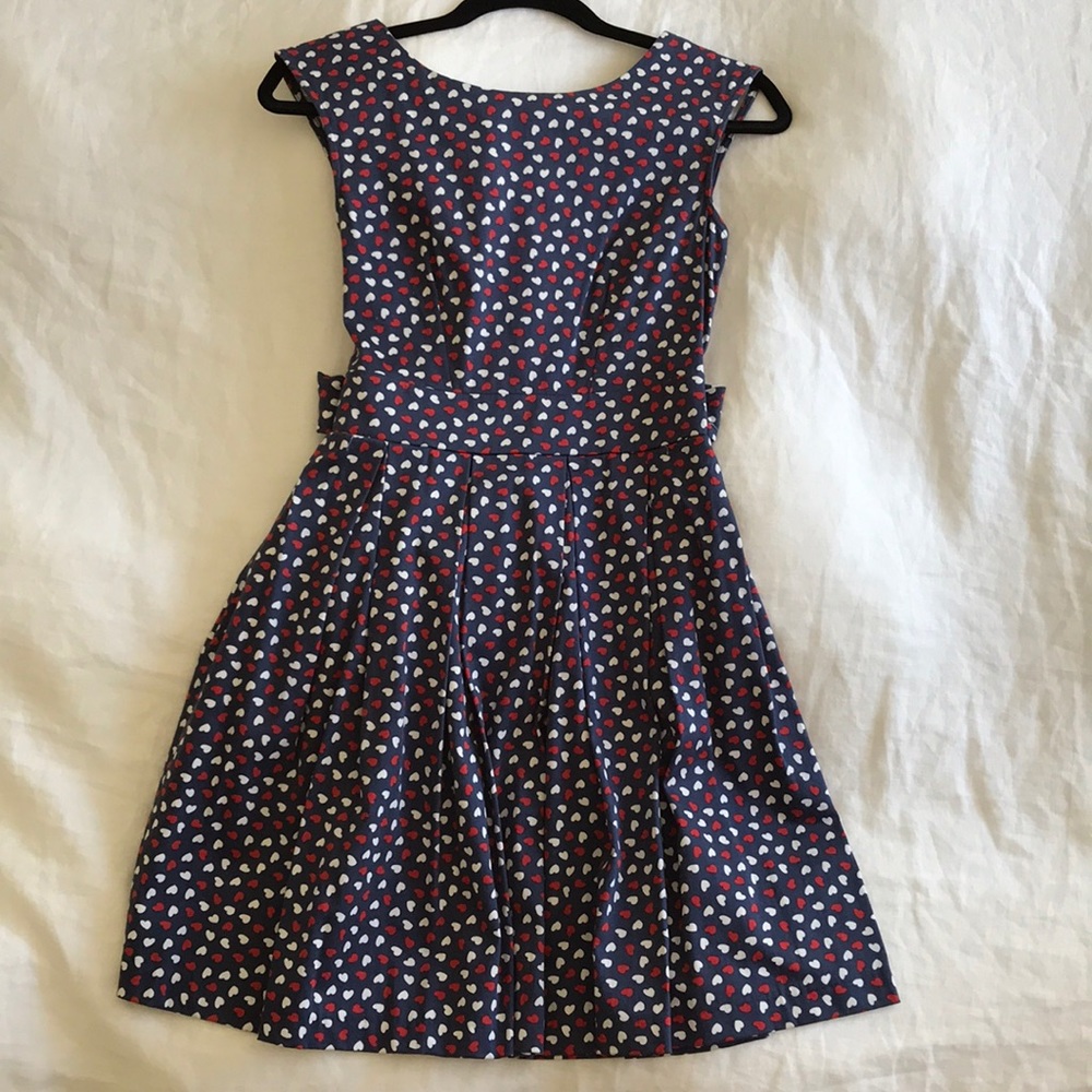 Modcloth heart patterned dress